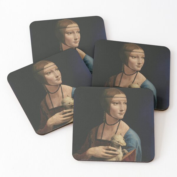 Item preview, Lady with an Ermine (Dama con l'ermellino), Leonardo da Vinci, 1491 designed and sold by The Gaping Maw.
