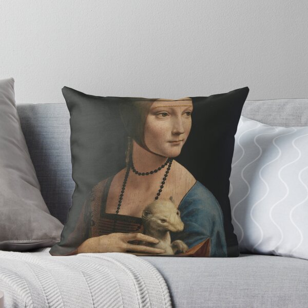 Item preview, Lady with an Ermine (Dama con l'ermellino), Leonardo da Vinci, 1491 designed and sold by The Gaping Maw.