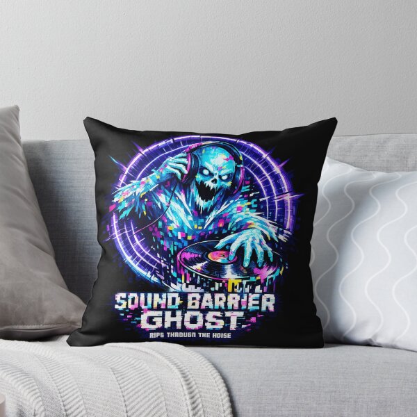 Item preview, Ghost DJ Glitch Sound Barrier Rave Art designed and sold by  ZenRave Designs.