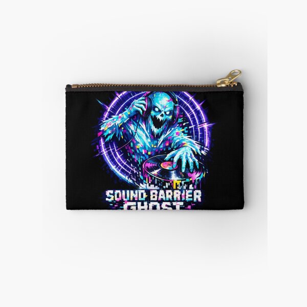 Item preview, Ghost DJ Glitch Sound Barrier Rave Art designed and sold by  ZenRave Designs.