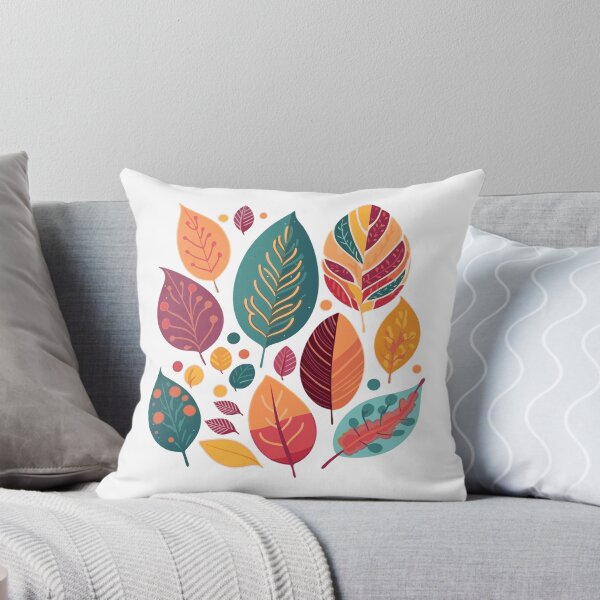 Item preview, Colorful Autumn Leaves – Modern Botanical Fall Foliage designed and sold by Awarrie.
