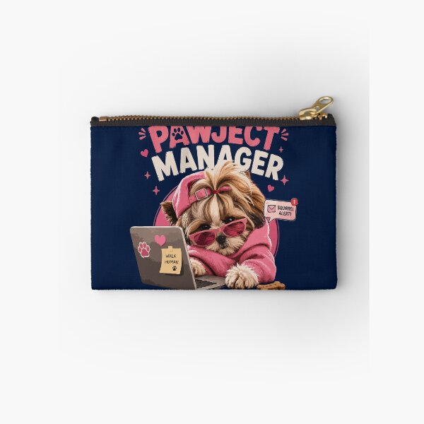 Item preview, Shih Tzu Pawject Manager – Funny Dog Office Design designed and sold by PawsAndPallette .