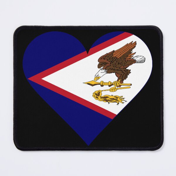 Item preview, American Samoa Heart Flag Graphic | I Love American Samoa Patriotic Symbol designed and sold by NTGUILTY.