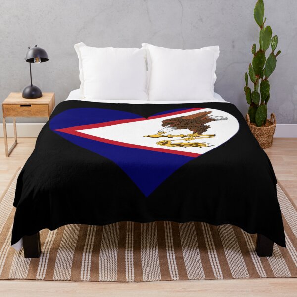 Item preview, American Samoa Heart Flag Graphic | I Love American Samoa Patriotic Symbol designed and sold by NTGUILTY.