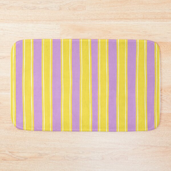 Item preview, Purple and Yellow Wavy Stripes Abstract Pattern designed and sold by tarzbol.