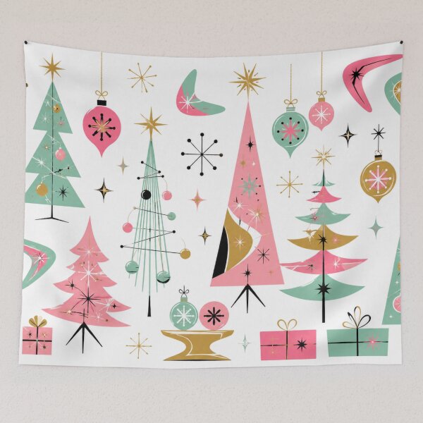 Item preview, Mid Century Christmas – Retro Atomic Holiday Art designed and sold by GSizzle1.