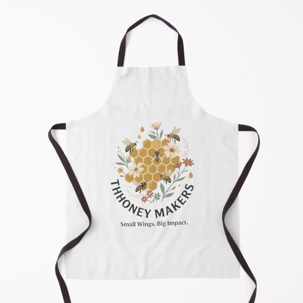 Item preview, Honey Makers Small Wings Big Impact Bee Illustration designed and sold by Amr Darwish Graphic designer.