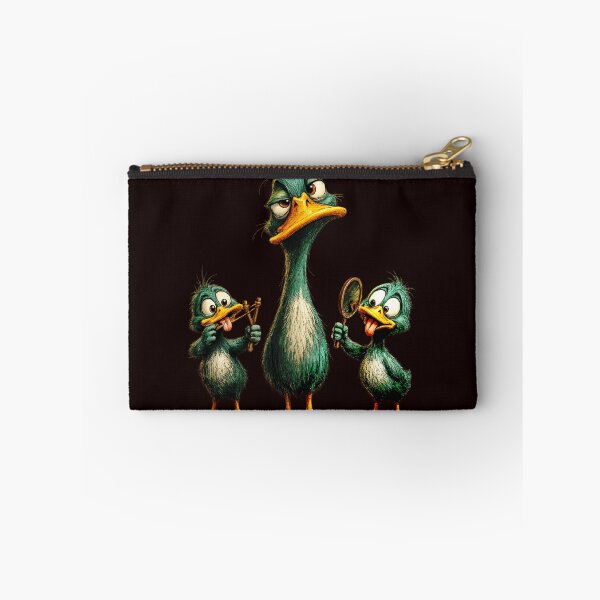 Item preview, Bored Duck with Silly Ducklings Cartoon designed and sold by GRFORA.