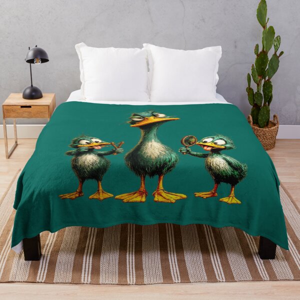 Item preview, Bored Duck with Silly Ducklings Cartoon designed and sold by GRFORA.