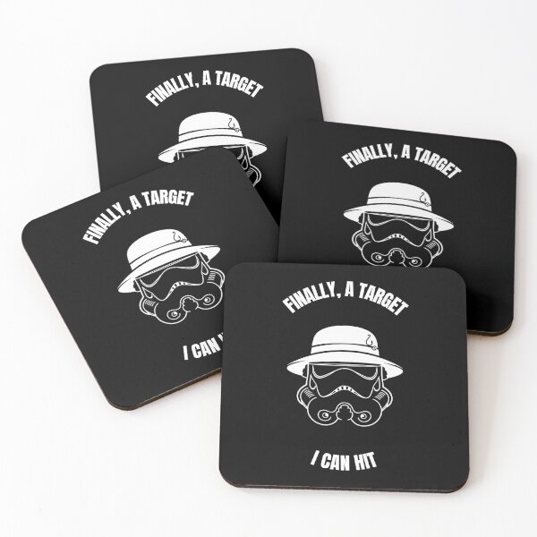 Item preview, Finally A Target I Can Hit - Funny Space Soldier Fishing designed and sold by GeekAnglerStore.