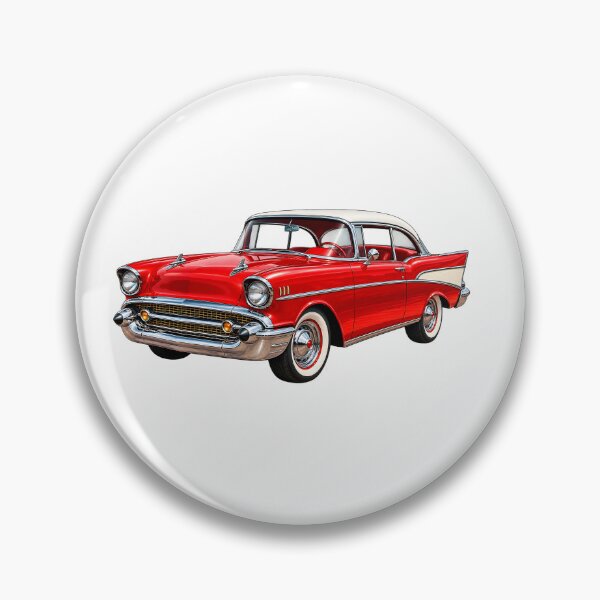Item preview, Red Classic Car – Vintage 1950s Retro Automobile designed and sold by TinyWeird.
