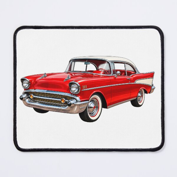 Item preview, Red Classic Car – Vintage 1950s Retro Automobile designed and sold by TinyWeird.