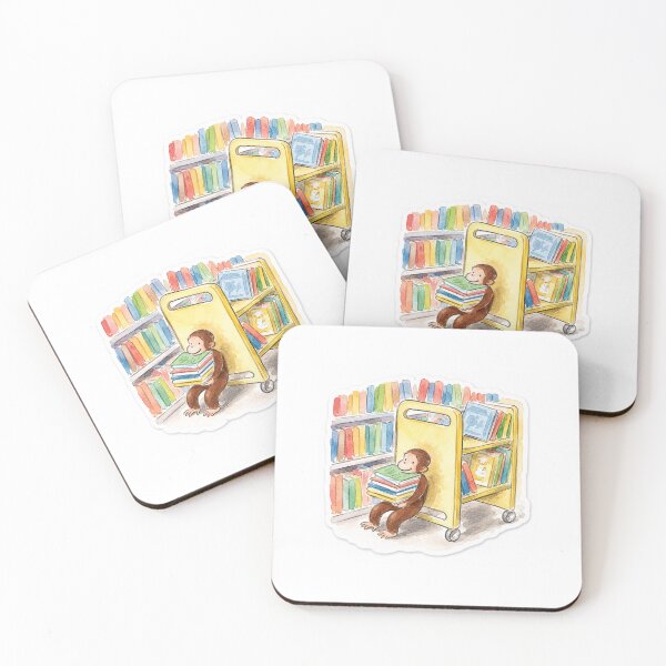 Item preview, Library monkey  designed and sold by Jadedoodle.