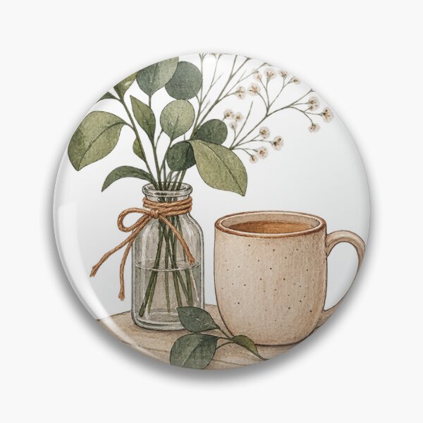 Item preview, Watercolor Stack of Books Coffee Mug Eucalyptus Art designed and sold by StudioAuraco.