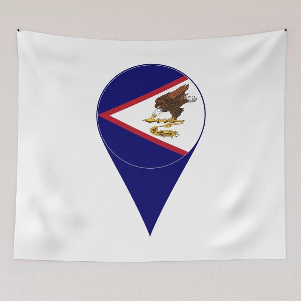 Item preview, American Samoa Flag Location Pin Map Marker | American Samoan Destination GPS designed and sold by NTGUILTY.