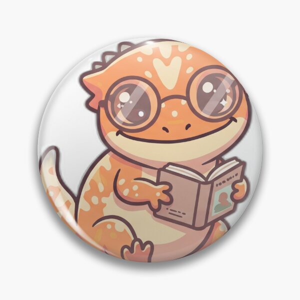 Artikelvorschau, Nerdy Gecko Lesebrillen-Aufkleber entworfen und verkauft von PocketPetStudio.