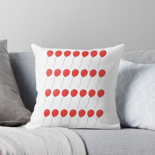 Item preview, Red balloon pattern, grid designed and sold by By The Moon.