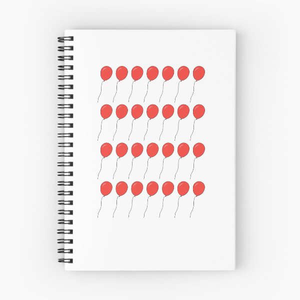 Item preview, Red balloon pattern, grid designed and sold by By The Moon.