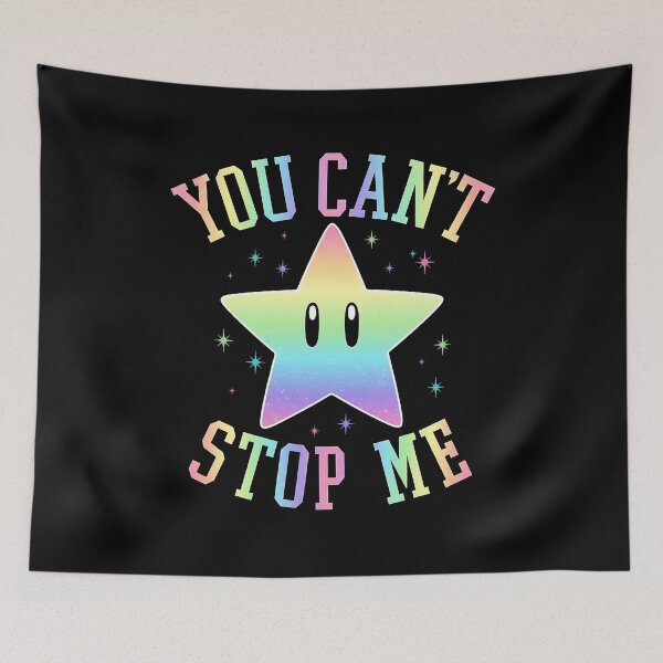 Item preview, Retro Gaming Character Neon Gradient You Can't Stop Me Fan Graphic Tee designed and sold by fungyar.