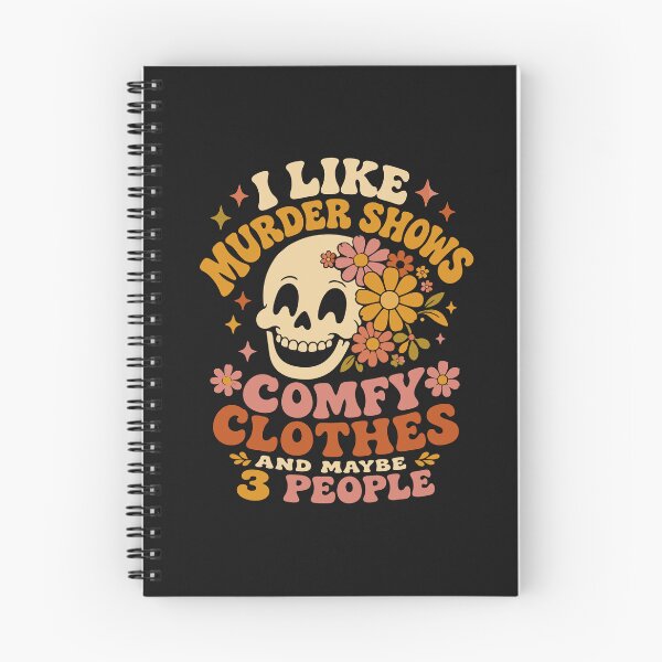 Item preview, I Like Murder Shows Comfy Clothes And Maybe 3 People Funny Skull Laughing designed and sold by alenaz.