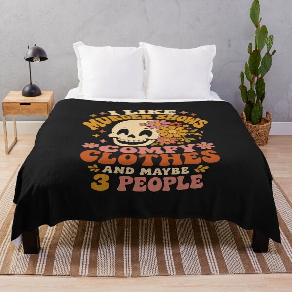 Item preview, I Like Murder Shows Comfy Clothes And Maybe 3 People Funny Skull Laughing designed and sold by alenaz.