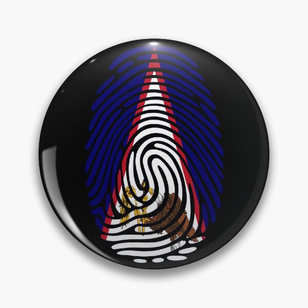 Item preview, American Samoa Flag Fingerprint Identity | American Samoan DNA Heritage designed and sold by NTGUILTY.