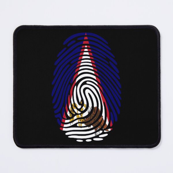 Item preview, American Samoa Flag Fingerprint Identity | American Samoan DNA Heritage designed and sold by NTGUILTY.