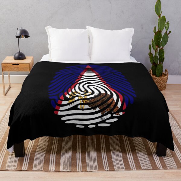 Item preview, American Samoa Flag Fingerprint Identity | American Samoan DNA Heritage designed and sold by NTGUILTY.