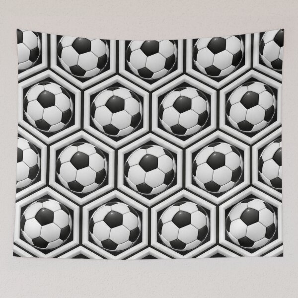 Item preview, Hand Painted Soccer Ball – Unique Sports Print designed and sold by annenambiro.