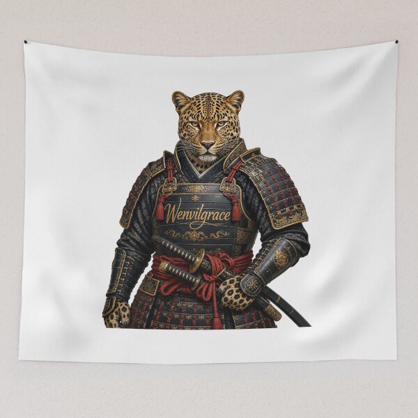 Item preview, Samurai Leopard Gift designed and sold by Wenvilgrace.