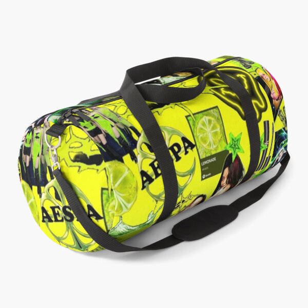Item preview, aespa Lemonade Neon Green Kpop Collage designed and sold by KryaArts27.