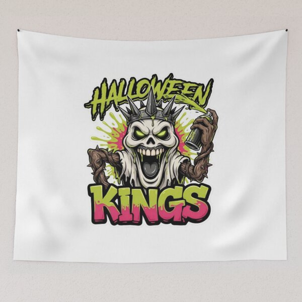Item preview, Halloween Kings Crown Skull Spray Can Monster designed and sold by smartlogo_factory.