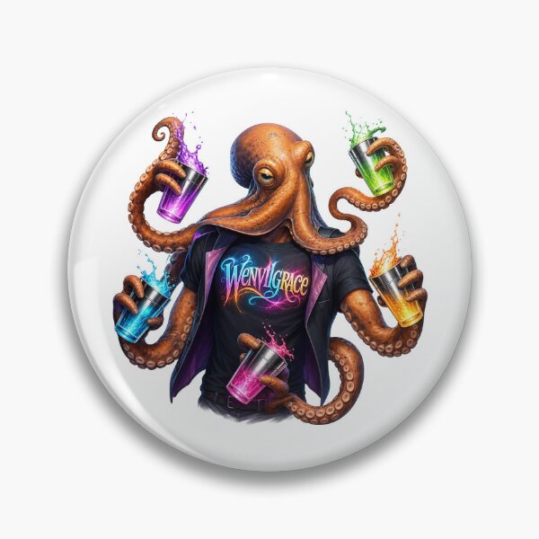 Item preview, Octopus Bartender Gift designed and sold by Wenvilgrace.