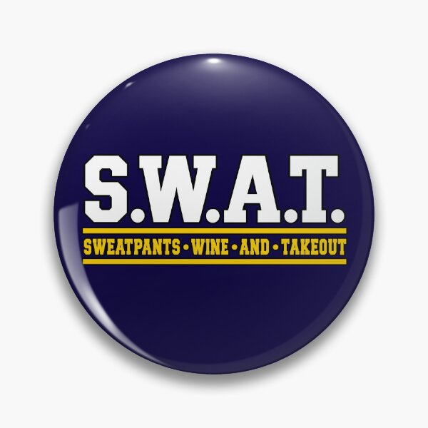 Item preview, SWAT Sweatpants Wine And Takeout Funny Homebody Humor designed and sold by ZIGLWORKS.