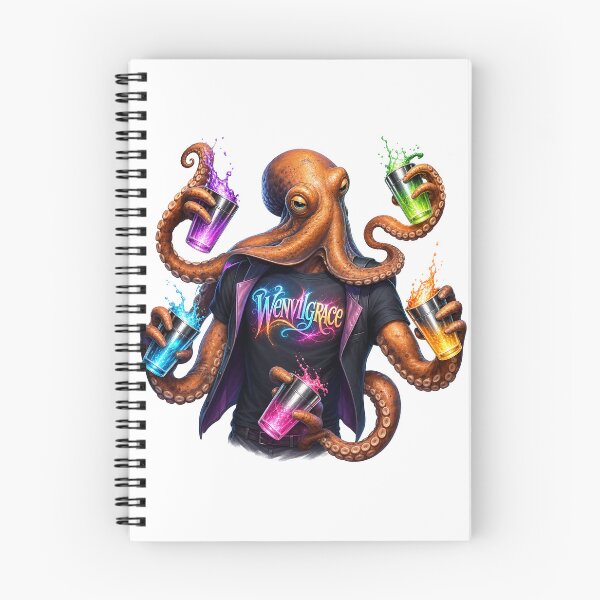 Item preview, Octopus Bartender Gift designed and sold by Wenvilgrace.