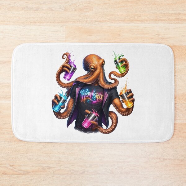 Item preview, Octopus Bartender Gift designed and sold by Wenvilgrace.