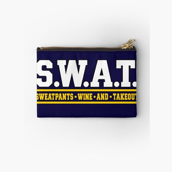 Item preview, SWAT Sweatpants Wine And Takeout Funny Homebody Humor designed and sold by ZIGLWORKS.