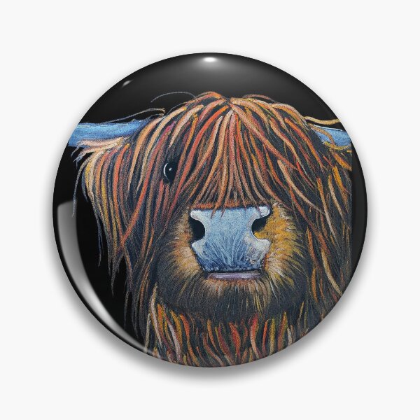 Item preview, Scottish Hairy Highland Cow ' Goose ' by Shirley MacArthur designed and sold by Shirley MacArthur Art.