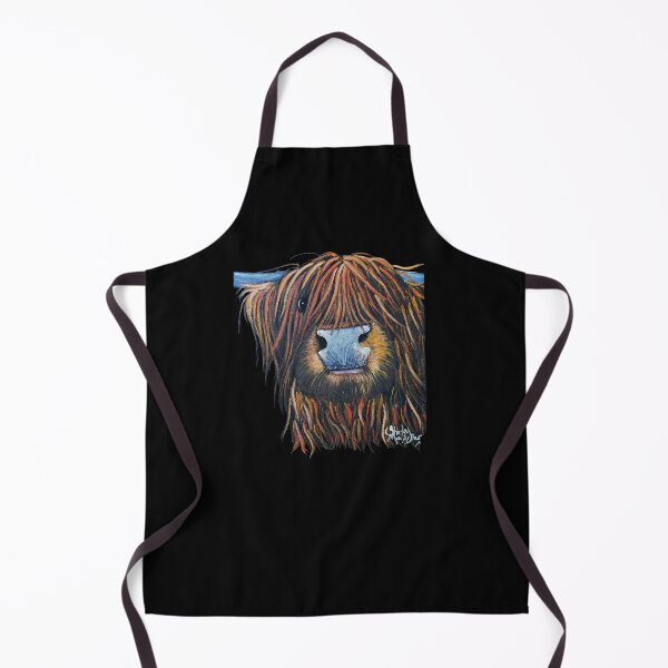 Item preview, Scottish Hairy Highland Cow ' Goose ' by Shirley MacArthur designed and sold by Shirley MacArthur Art.