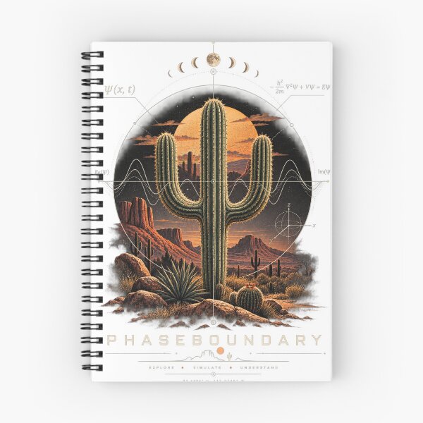Item preview, Desert Cactus Sunset Blending A Quantum Wave Function  designed and sold by Phaseboundary.