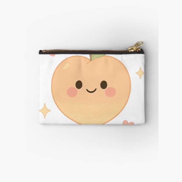 Item preview, Smiling Peach With Leaf Tee designed and sold by Heidioyd.