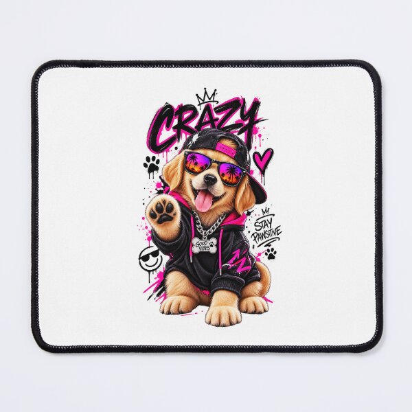 Item preview, Crazy Streetwear Puppy designed and sold by CameoFashion.
