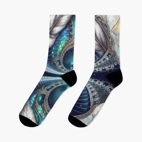Item preview, Beautiful Blue and Silver Fractal with Stone Background designed and sold by Frackxion.