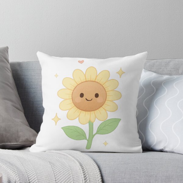Item preview, Happy Round Sunflower Face Tee designed and sold by Heidioyd.