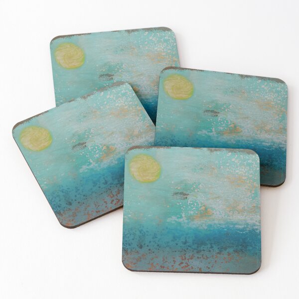 Item preview, Abstract Sunny Beach Painting designed and sold by Emily Macafore.