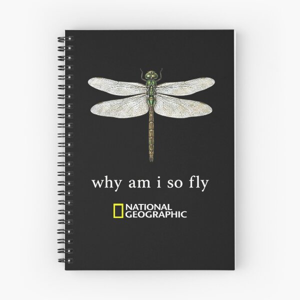 Item preview, National Geographic Why Am I So Fly Dragonfly Vintage Nature Science Tee designed and sold by yerdhalo.