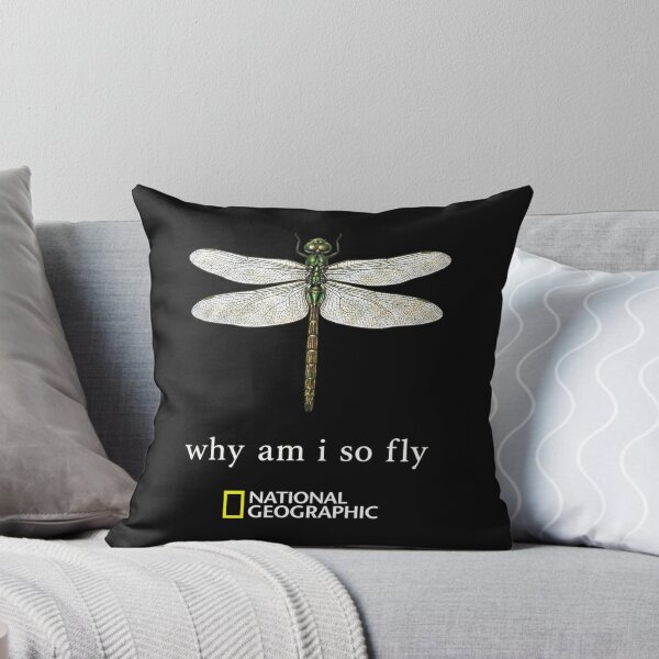 Item preview, National Geographic Why Am I So Fly Dragonfly Vintage Nature Science Tee designed and sold by yerdhalo.
