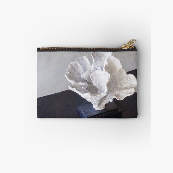 Item preview, White Coral Sculpture on Black Base Decorative Home Decor Accent for Coastal Interior Styling designed and sold by Nmallia.