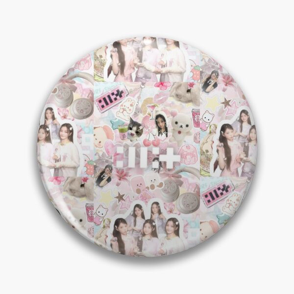 Item preview, ILLIT Pink Kawaii Y2K Kpop Collage designed and sold by KryaArts27.