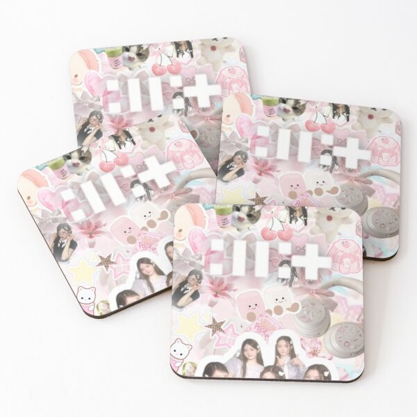 Item preview, ILLIT Pink Kawaii Y2K Kpop Collage designed and sold by KryaArts27.